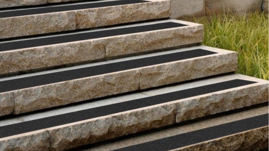 室外臺(tái)階防滑膠帶，讓人們安心的行走！