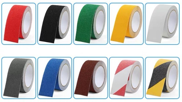 防滑膠帶的種類有哪些？砂面與無砂防滑膠帶的區(qū)別